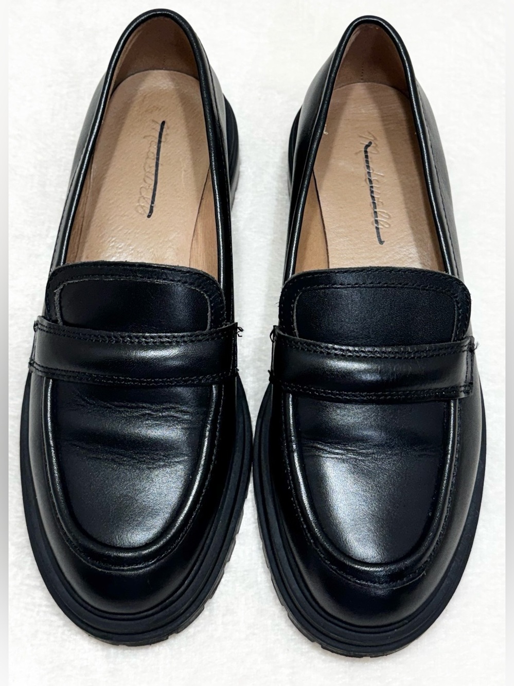Madewell The Bradley Lugsole Loafer in Leather Size 7 - Picture 4 of 12